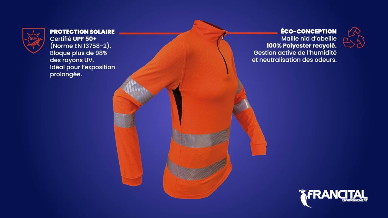 VIDEO Tee shirt Visibilitas FI095HVML