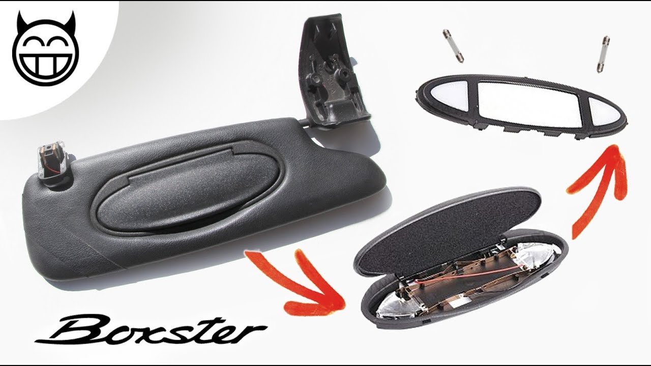 🛠 Réparer le pare-soleil - Tuto Boxster 986 et 987, Porsche 996 et Cayman 987