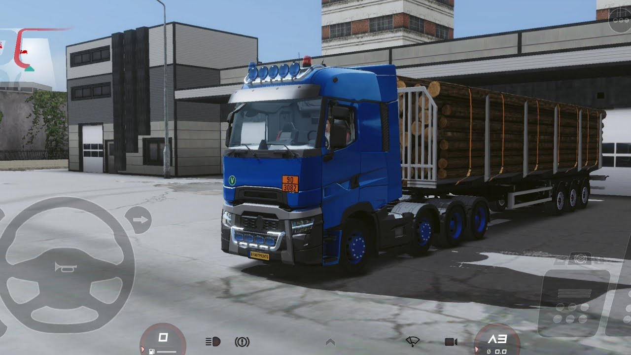🚚 Truckers of Europe 3 🚦 Renault T range 2021 🛣️Logs delivery from Munich to Lench✅
