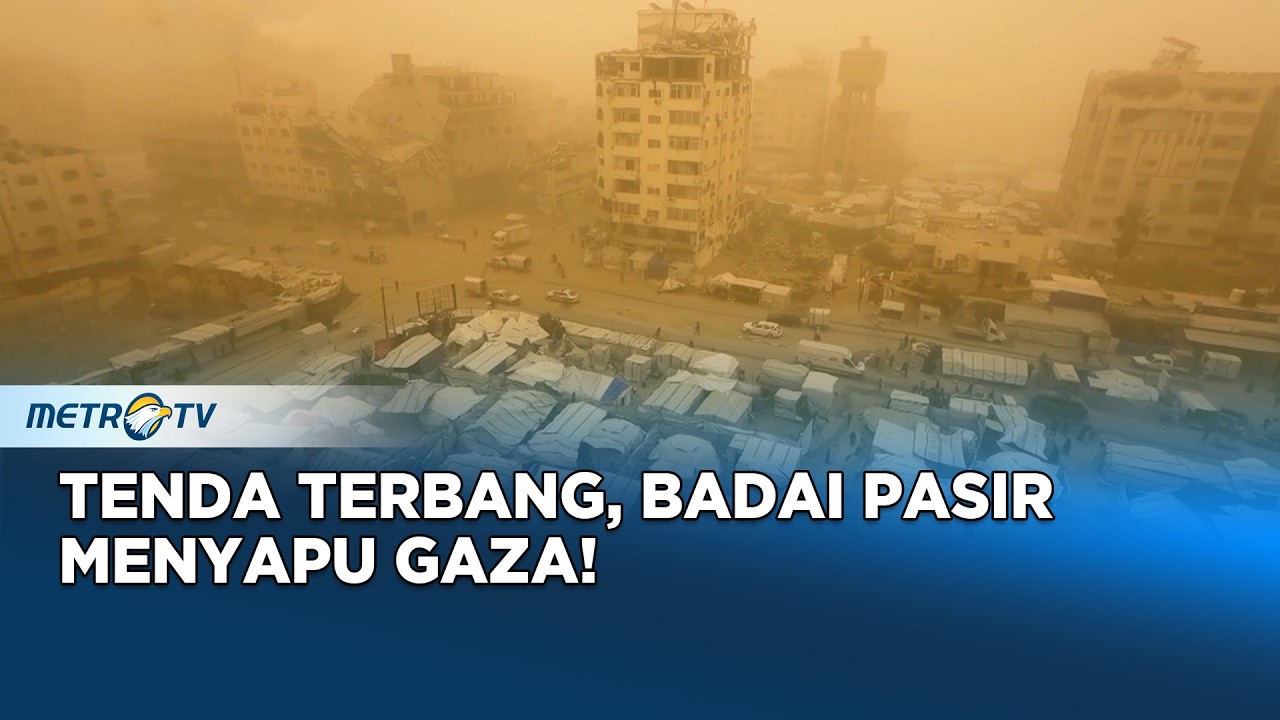 Badai Pasir Menghantam Gaza, Kondisi Semakin Mencekam!