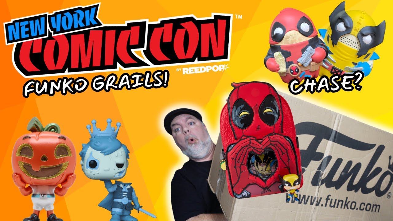 New Funko Grails! Huge NYCC Funko Shop Haul | New Marvel Tiny Ghost Soul Mate | Marvel Loungefly
