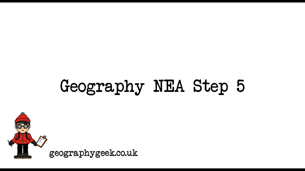 AQA A Level geography NEA Part 5: Presenting and analysing your data