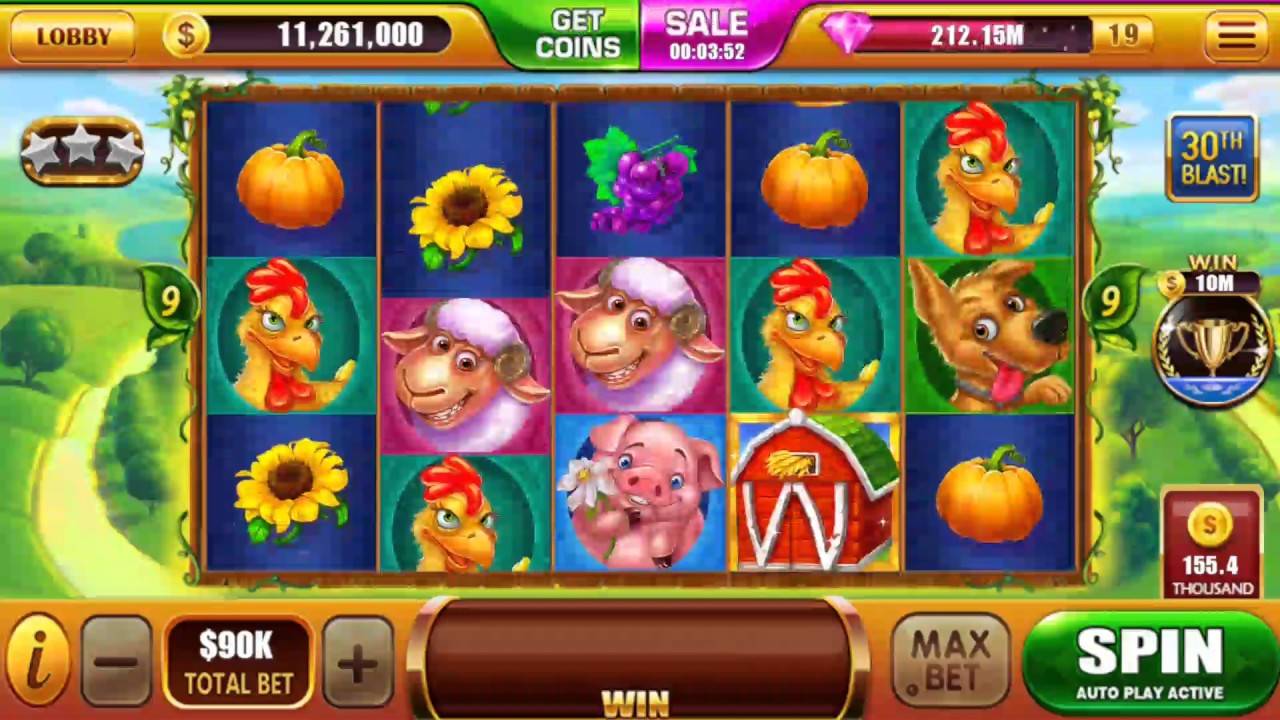 Farm of Fun - Slots of Vegas 🎰 Android Gameplay Vegas Casino Slot Jackpot Big Mega Wins Spins