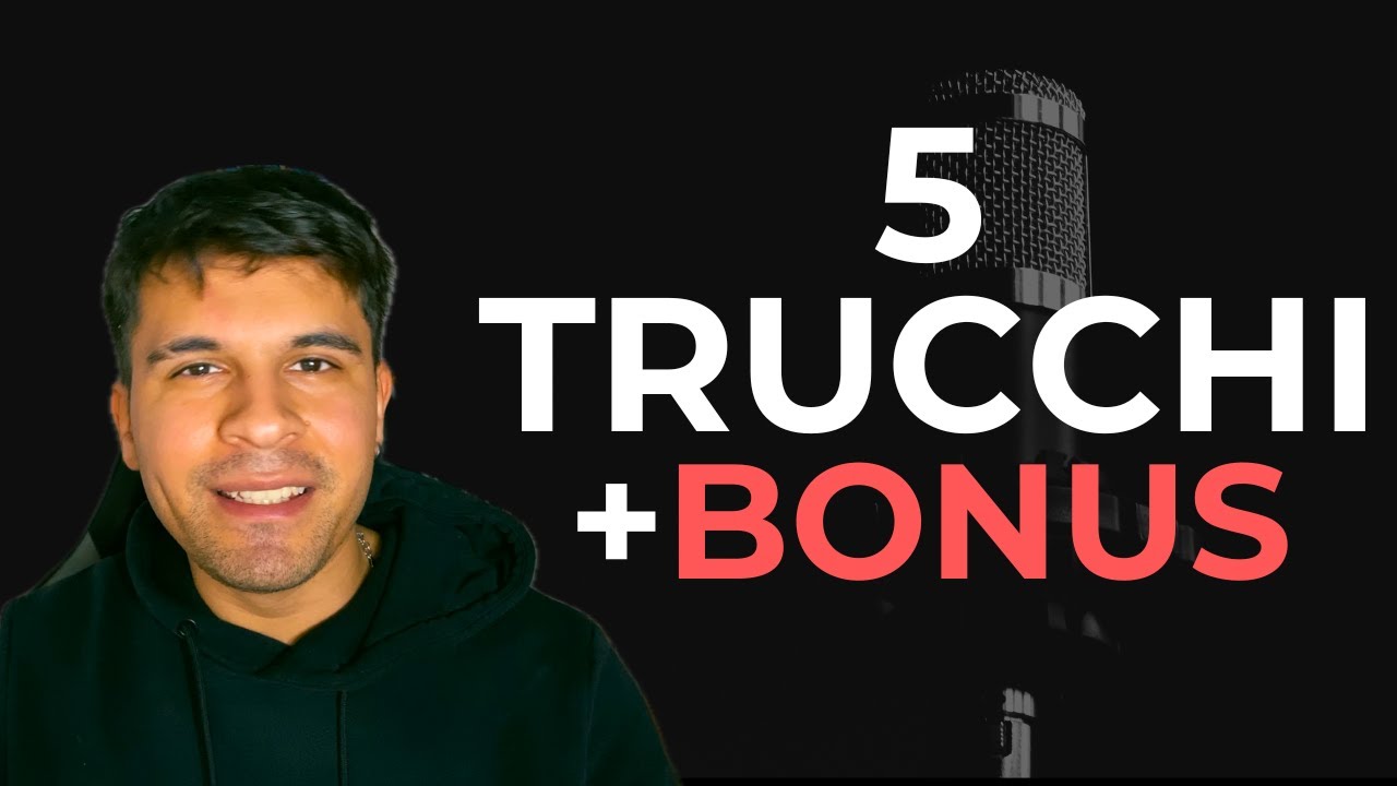 5 EFFETTI PER LA TUA TRACCIA VOCALE