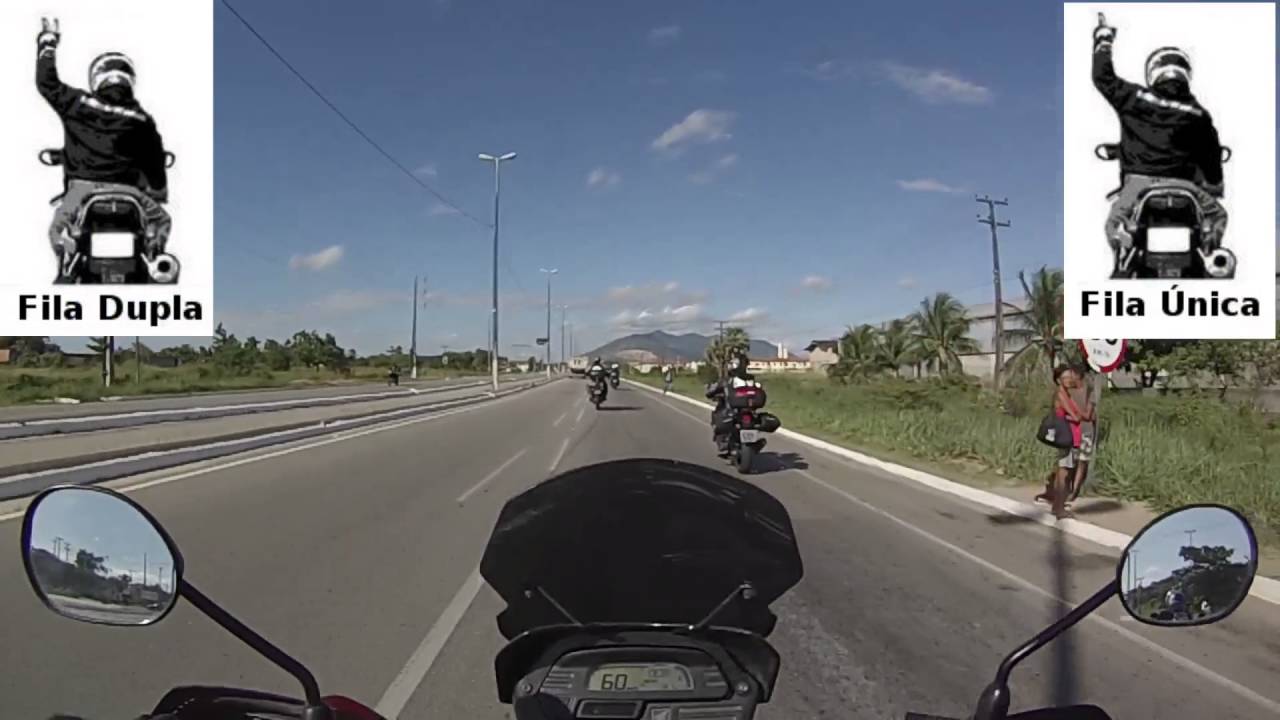 Dica e sinais para Comboio de Motos