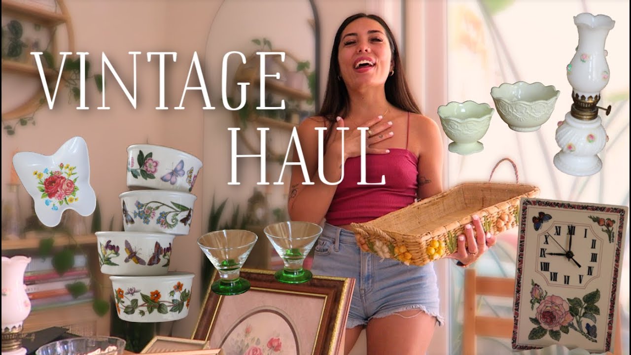 💕 june's vintage items!! antique + vintage haul 💐 || Moonlit Vintage Treasures & Antiques