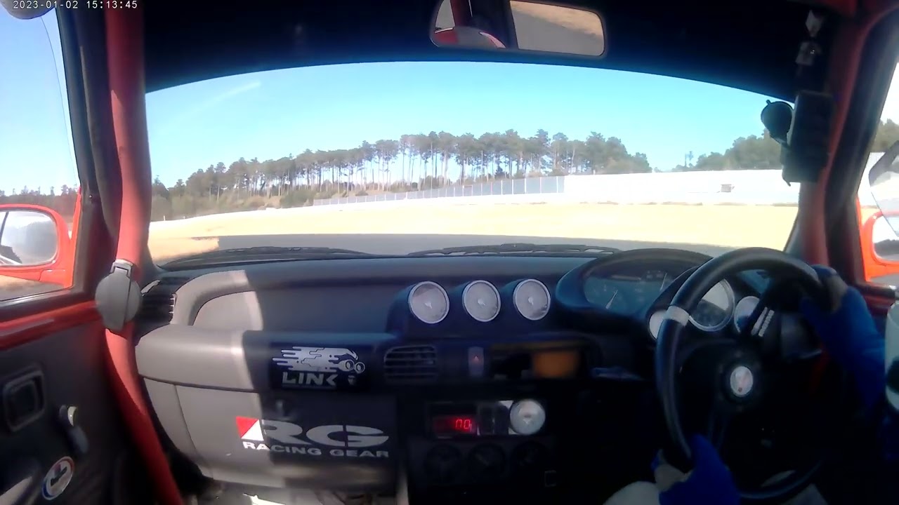 袖ケ浦フォレストレースウェイ　会員走行　2026.1.11　K11マーチ　その2