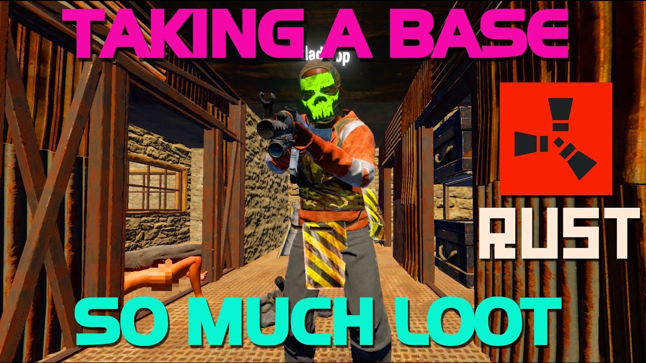 TAKING A BASE & INSANE LOOT!! (Co-Op Survival) - Rust