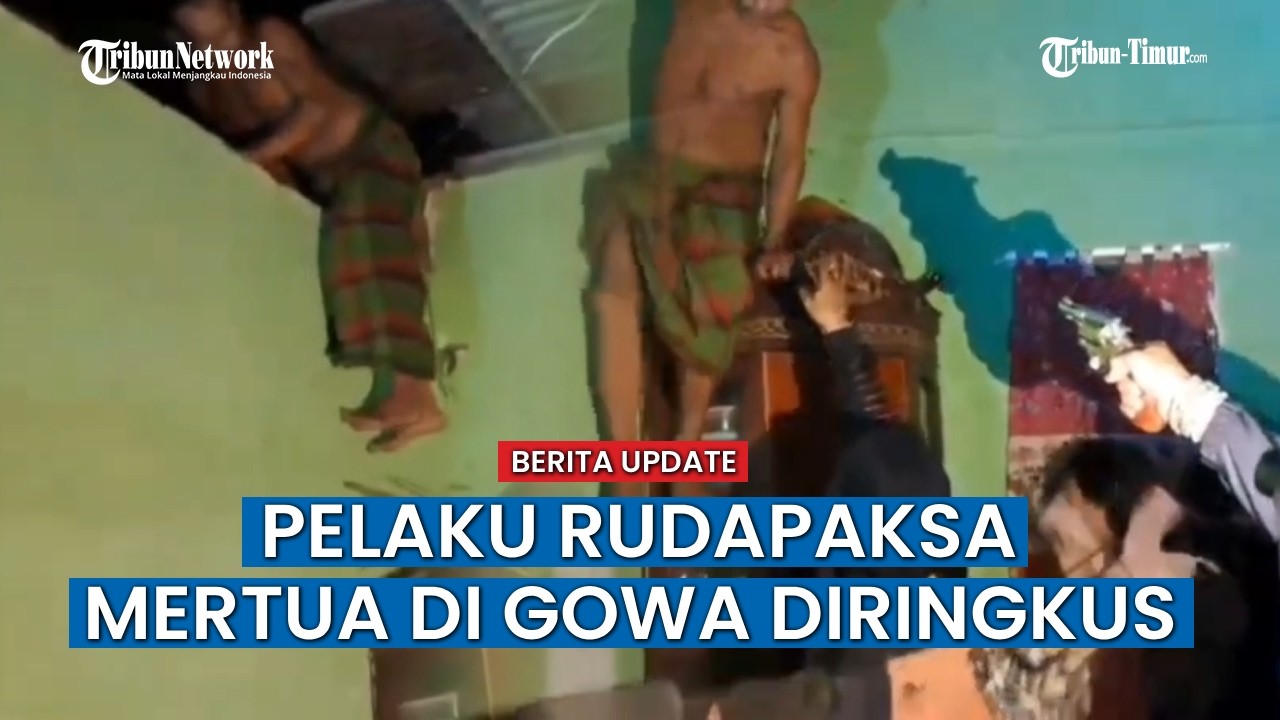 Hendak Kabur Lewat Plafon Rumah, Pelaku Rudapaksa Mertua di Gowa Diciduk Polisi
