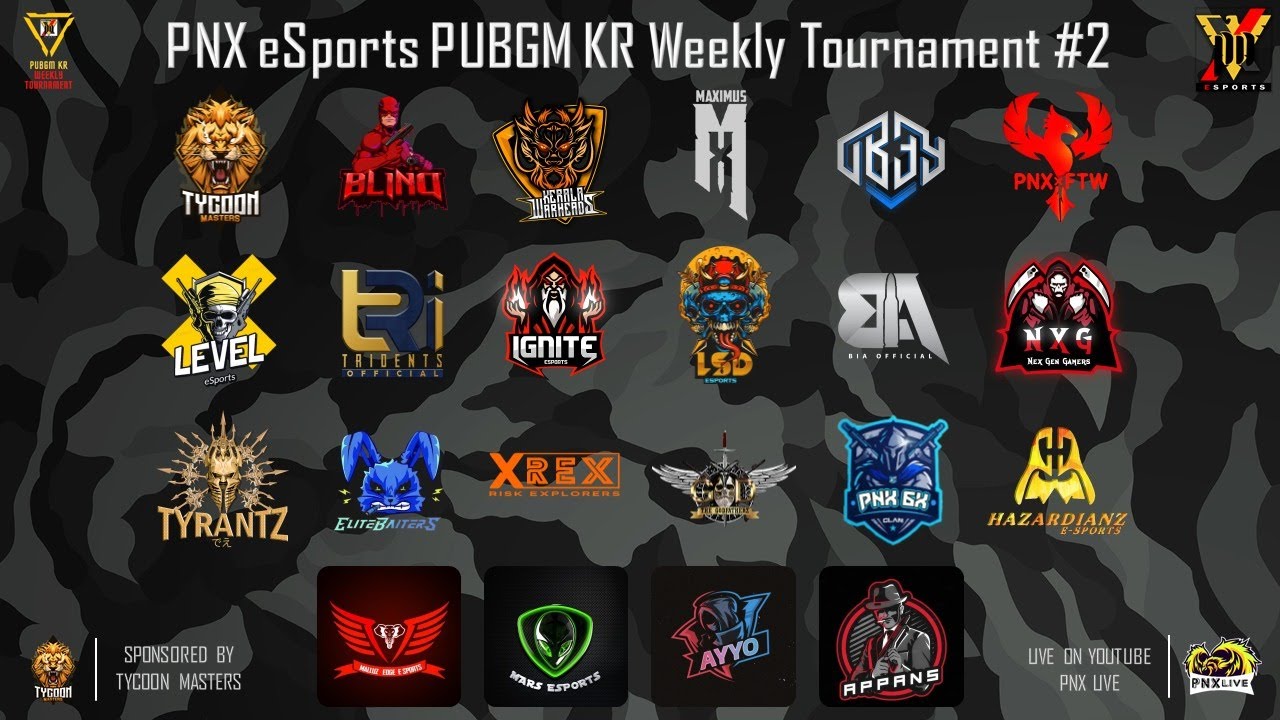 PNX eSports WEEKLY TOURNAMENT W2D2 | SPONSORED BY TYCOON MASTERS | PUBGM KR