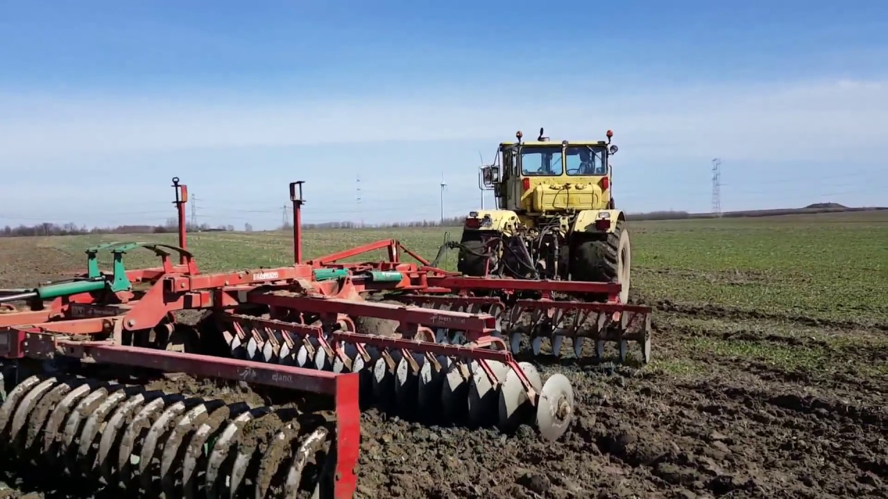 Kirovets K700 Power - Engine Sound , Mokre Talerzowanie
