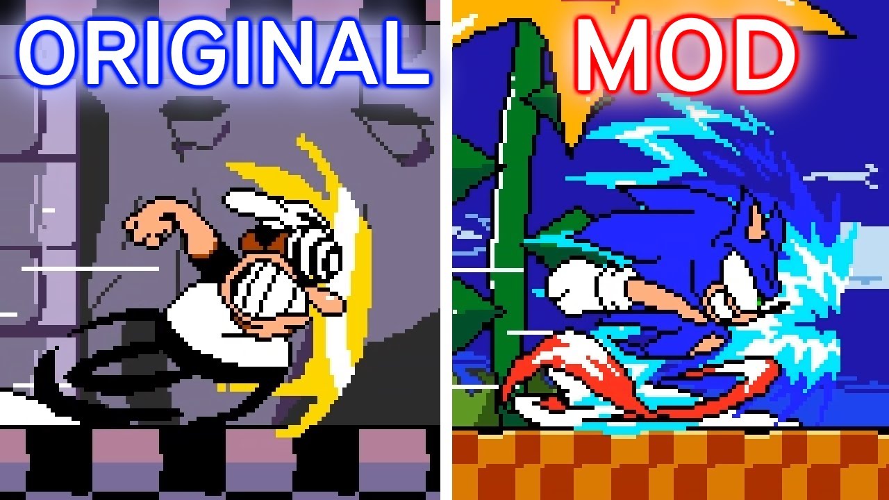 Sonic Brings EVEN MORE Speed to Pizza Tower! ⚡ Wiener Tower Demo 3 ⚡ Pizza Tower Mods Gameplay