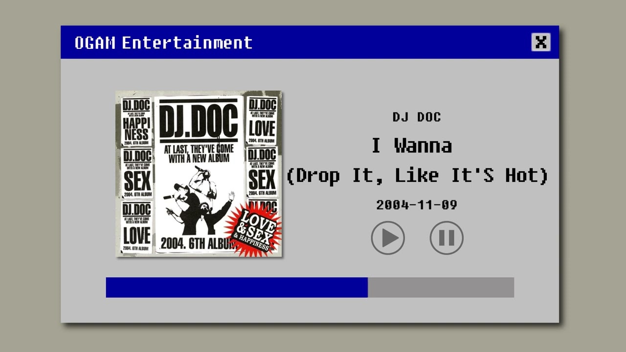 [BEST SELLER] DJ DOC - I Wanna (Drop It, Like It'S Hot!)