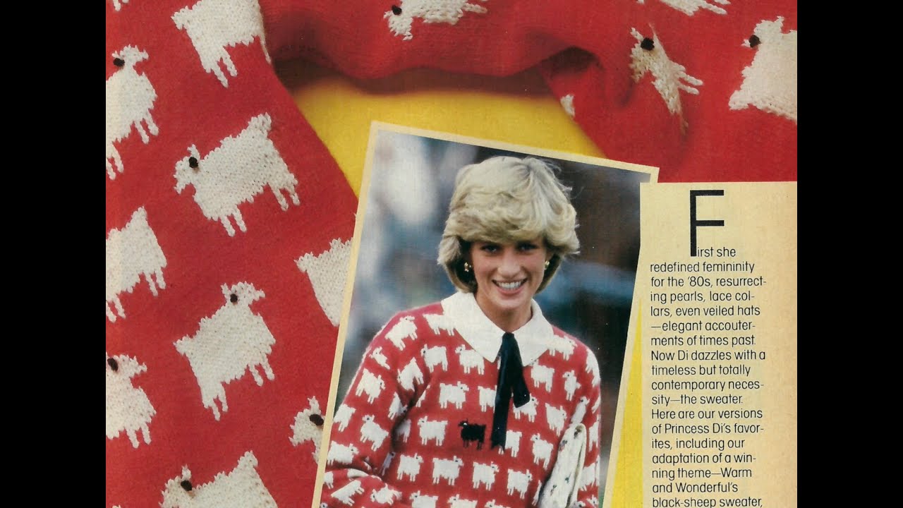 Princess Diana's Sheep Sweater
