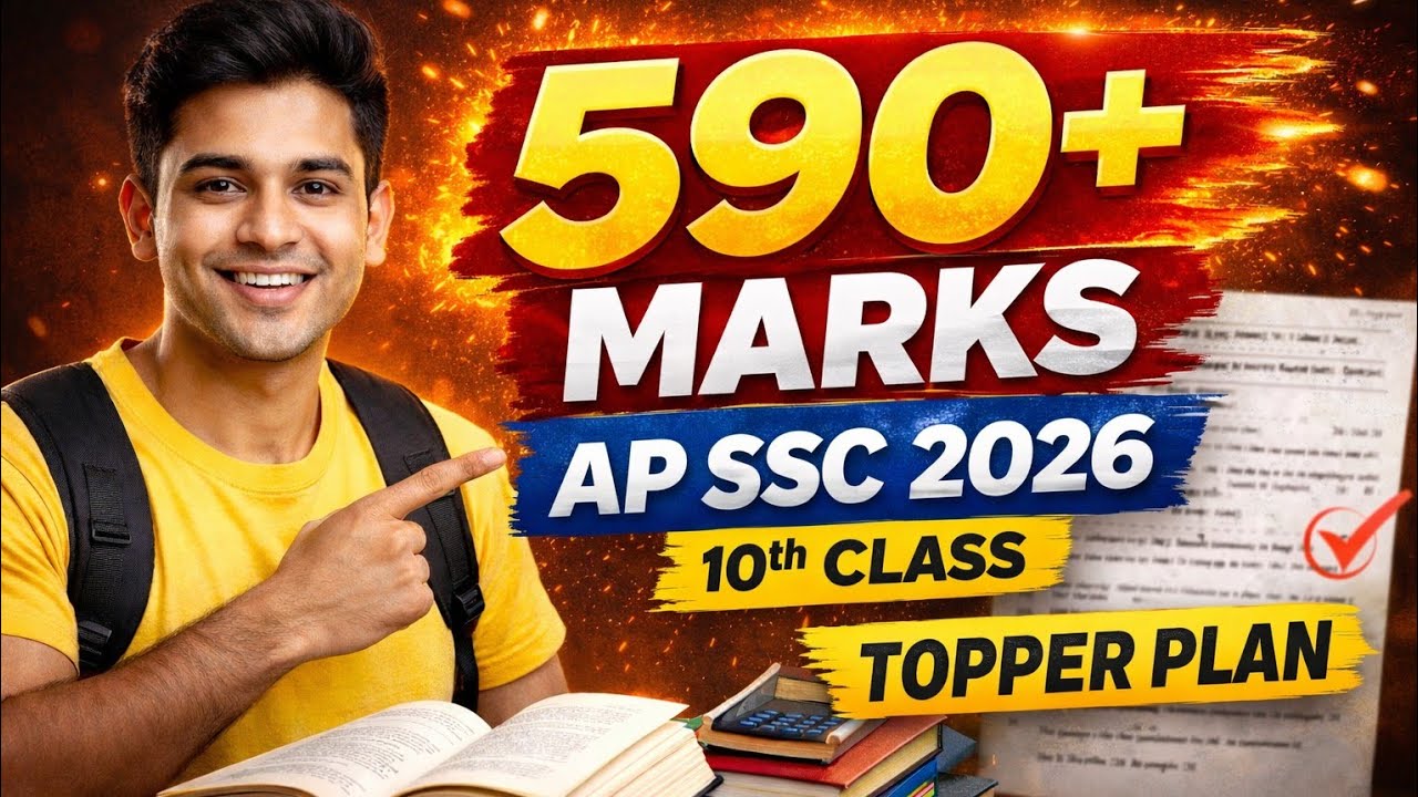 How to Score 590+ Marks in AP SSC 2026 | 10th Class Topper Study Plan + Timetable |#ytshorts#sscexam