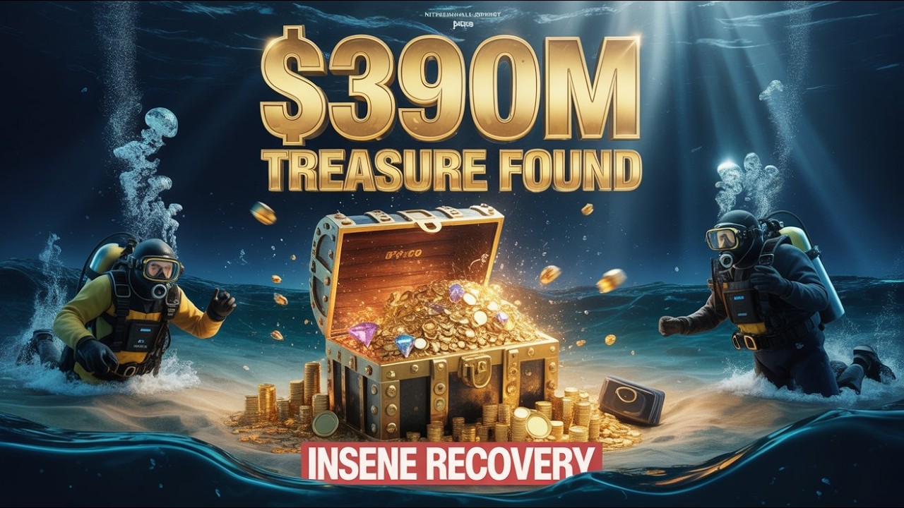 $390,000,000 Treasure Chest Discovered in the Ocean (Unbelievable Recovery)