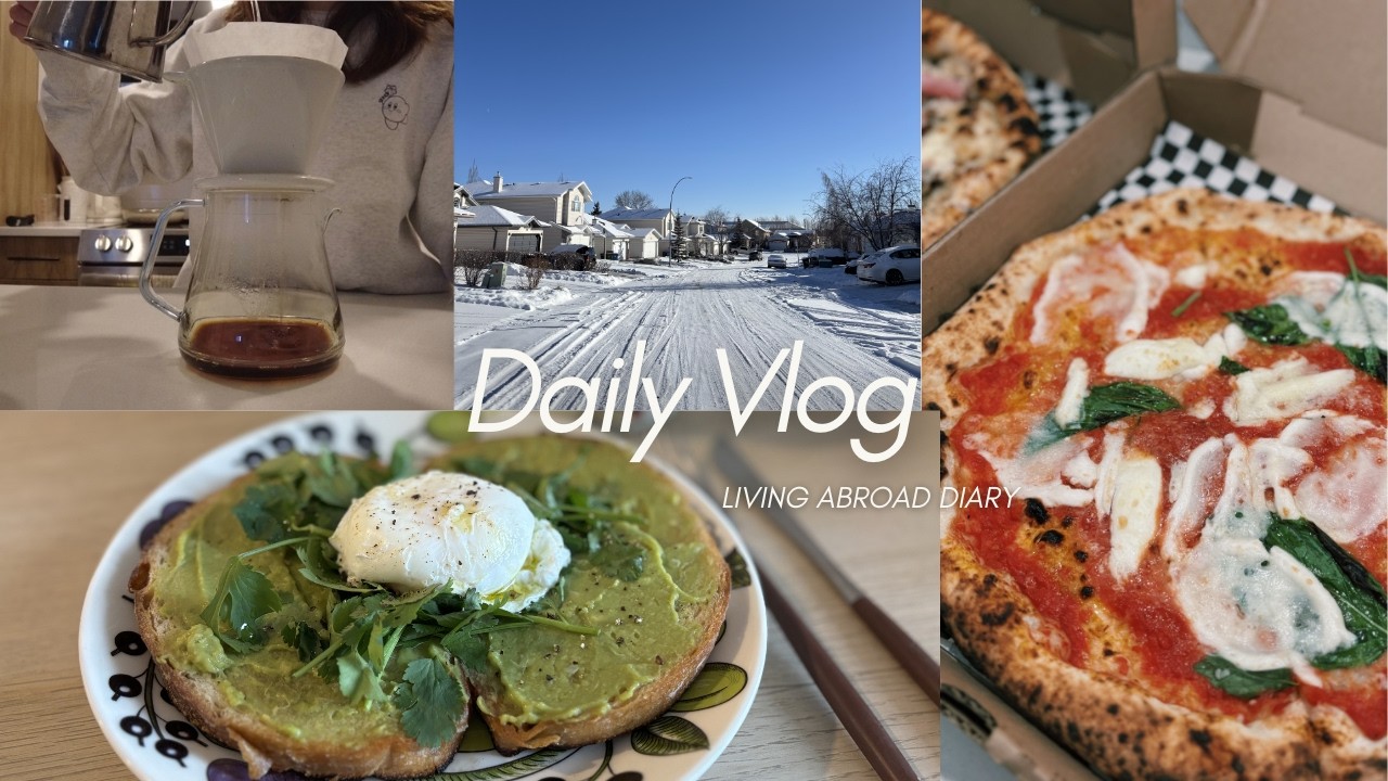 Vlog | Living abroad in Canada | winter days & home cooking