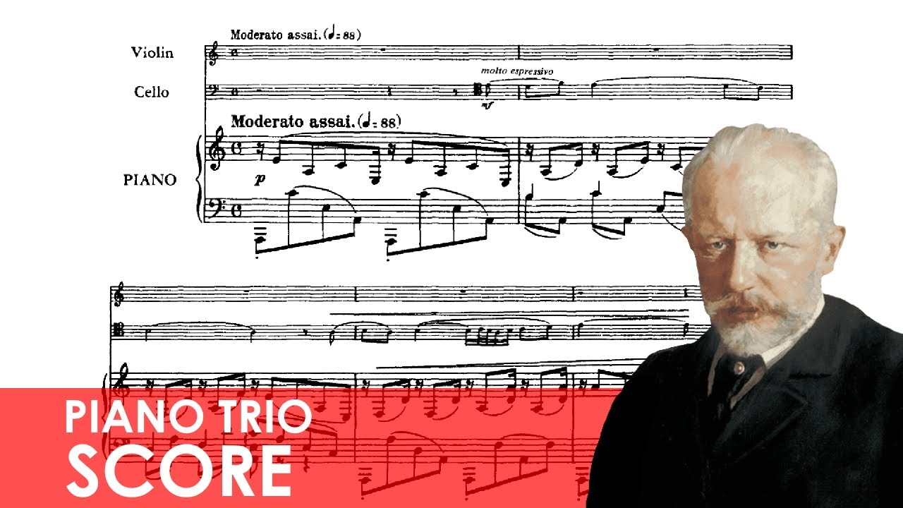 TCHAIKOVSKY Piano Trio in A minor (Op. 50) Score