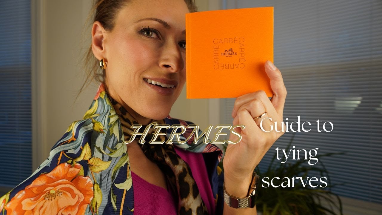 Руководство Hermes по завязыванию шарфов