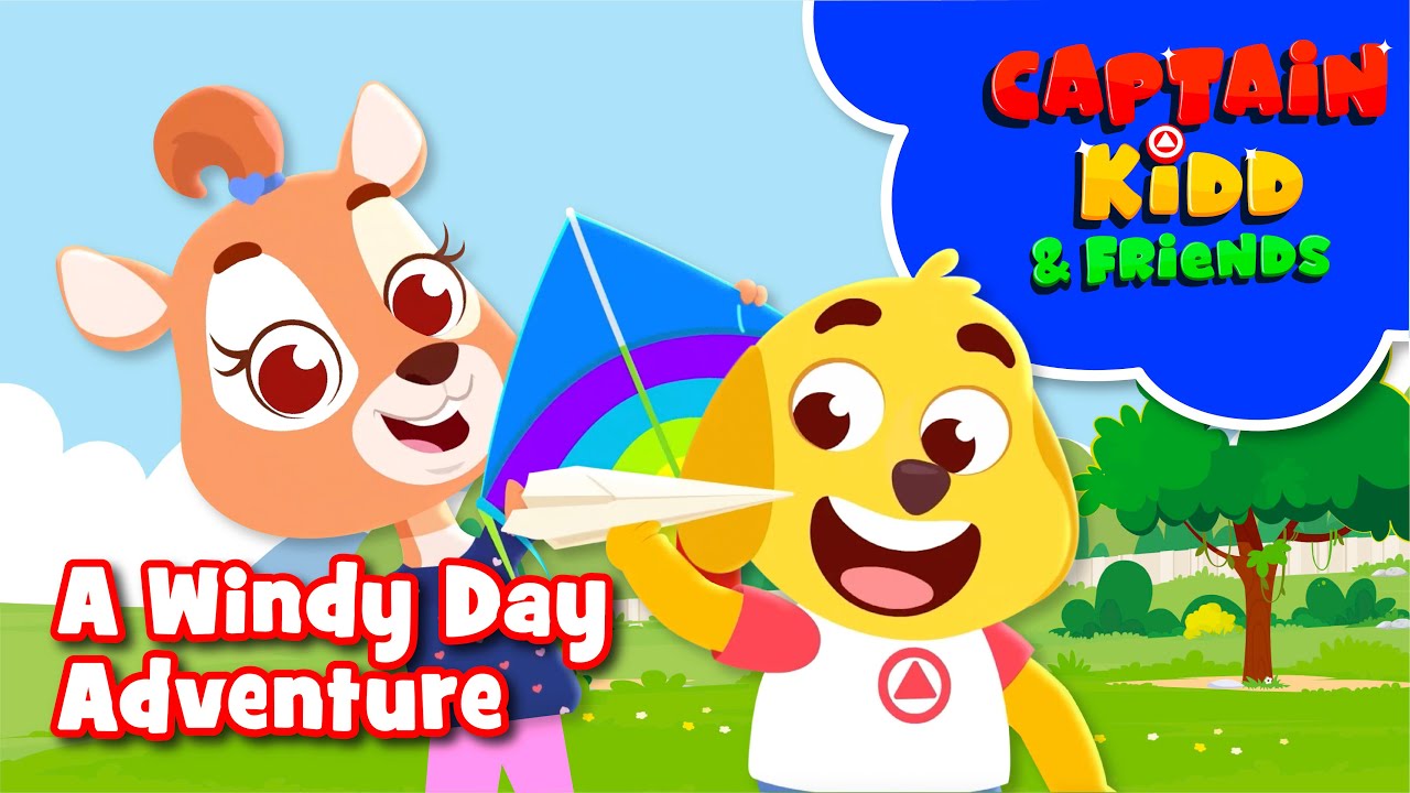 Captain Kidd S2 | Episode 1 |  A Windy Day Adventure | Animated Cartoon for Kids