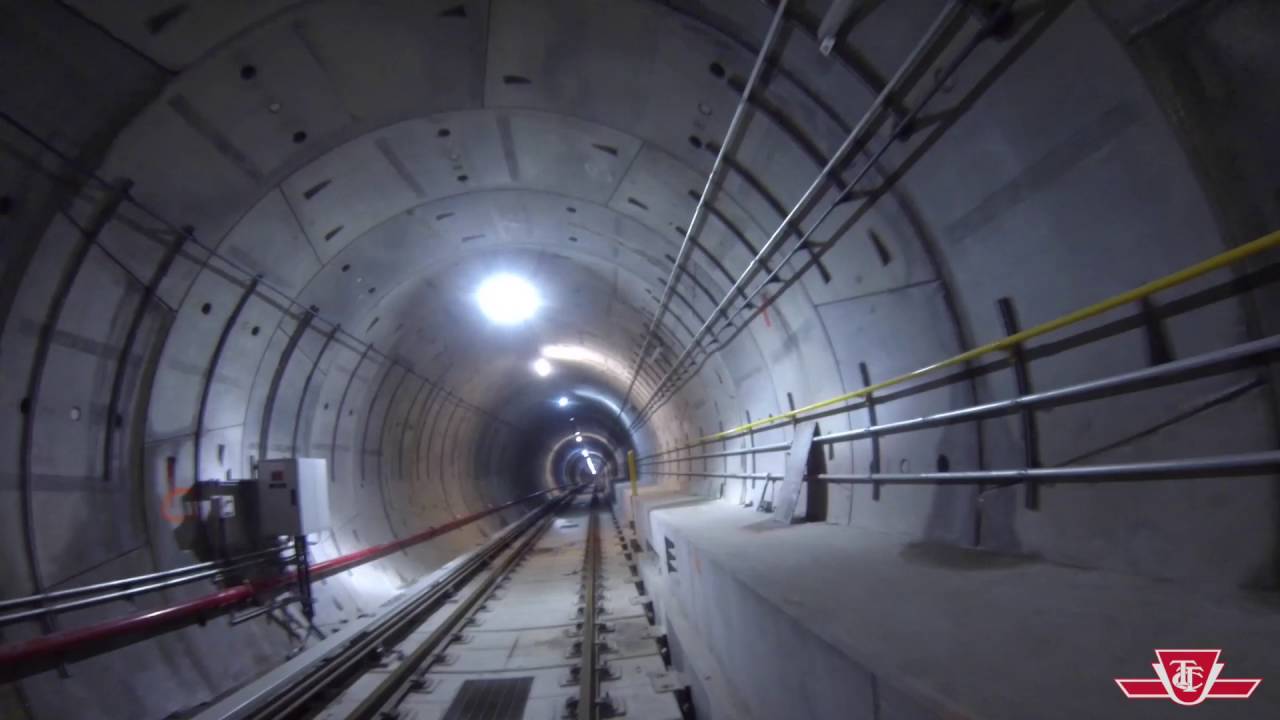 A ride on the Spadina subway extension