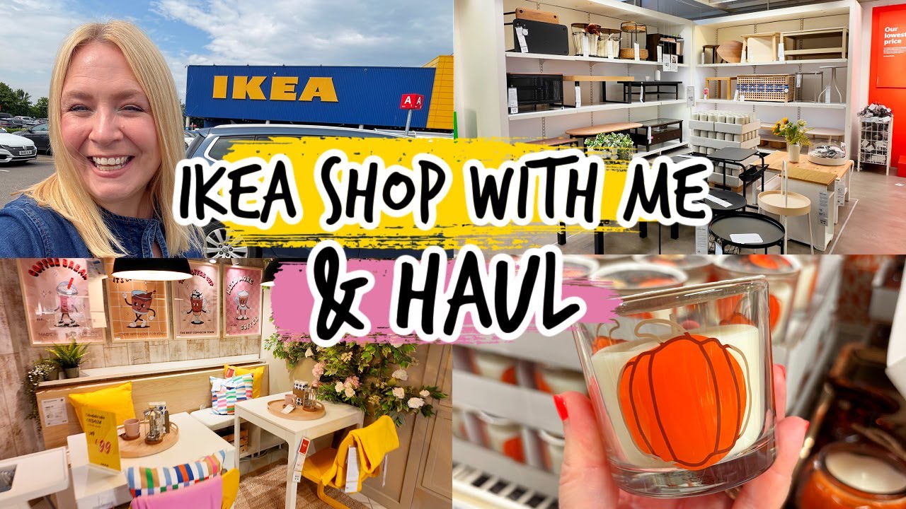 IKEA SHOP WITH ME & HAUL | Perfect Storage, Pillows, Pumpkins & More! 🏡