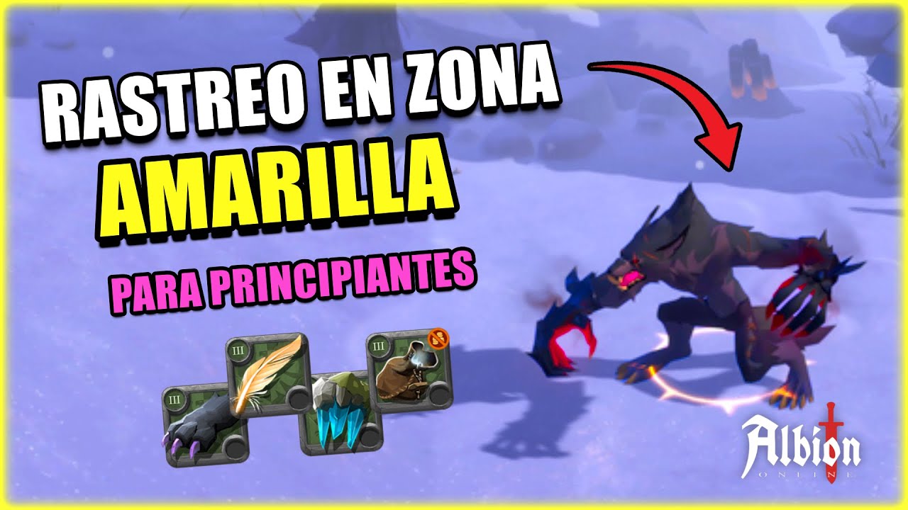 GUÍA DE RASTREO en ZONA AMARILLA PARA PRINCIPIANTES 🐻 Albion Online