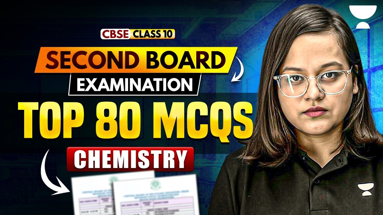 Top 80 MCQs Chemistry | Science Second Board Exam 2026 | Nikita Ma'am @Class11Unacademy