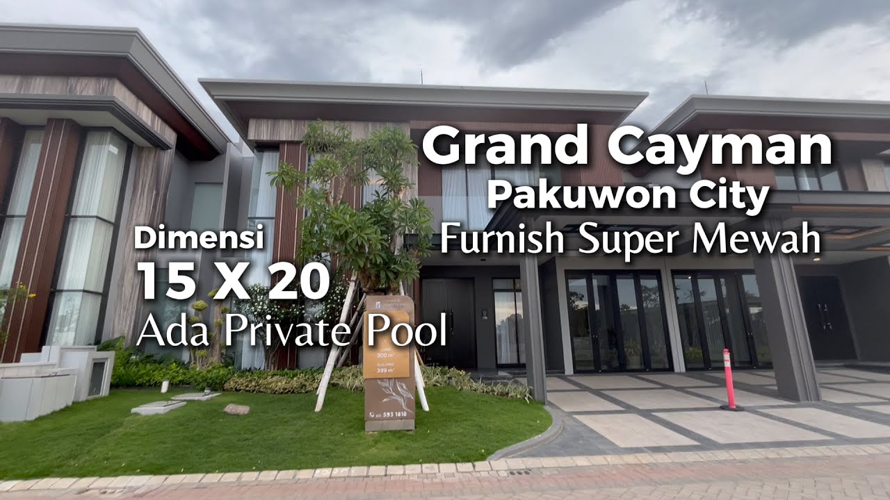 PRIVATED POOL KHAS SULTAN NYA SURABAYA!!! (GRAND CAYMAN PAKUWON)