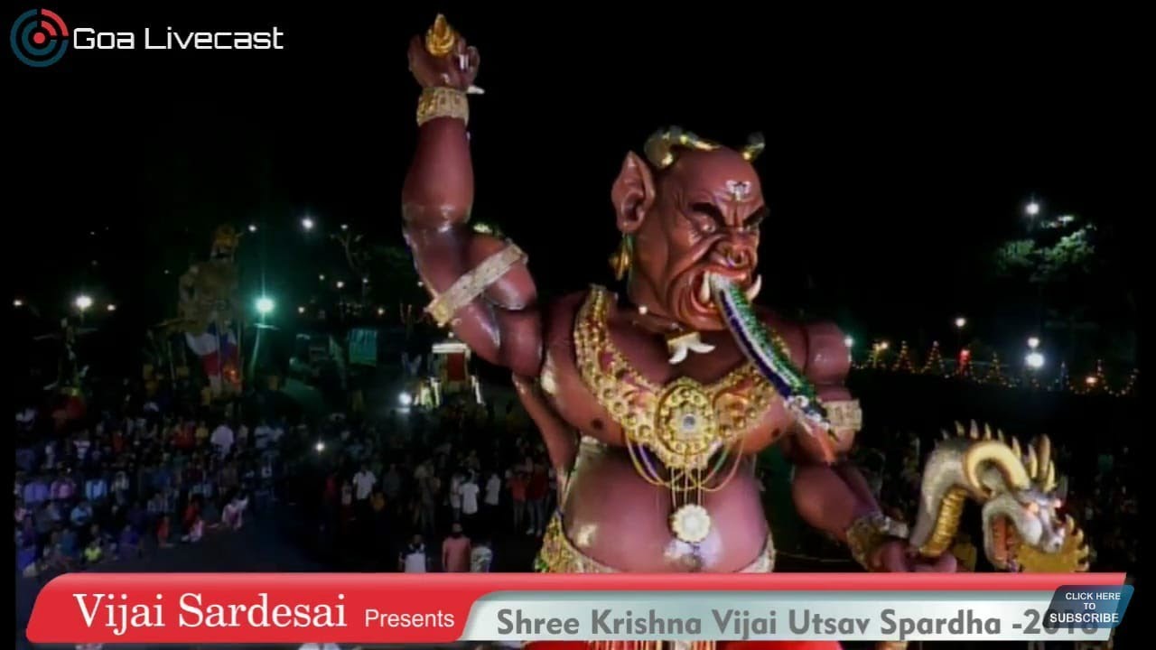 Goa Narkasur Vadh Competition Fatorda Margao 2018 | Shree Krishna Vijai Utsav Spardha
