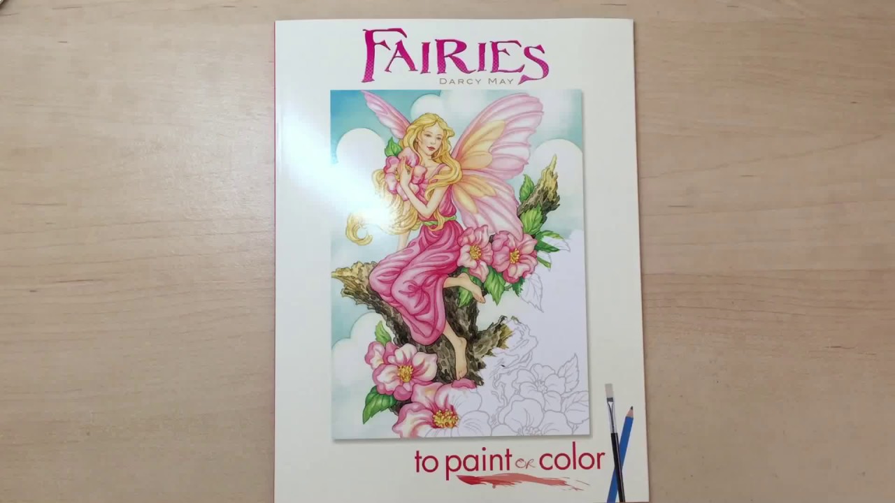 Fairies to Paint or Color - US Coloring Book by Darcy May Flip Through