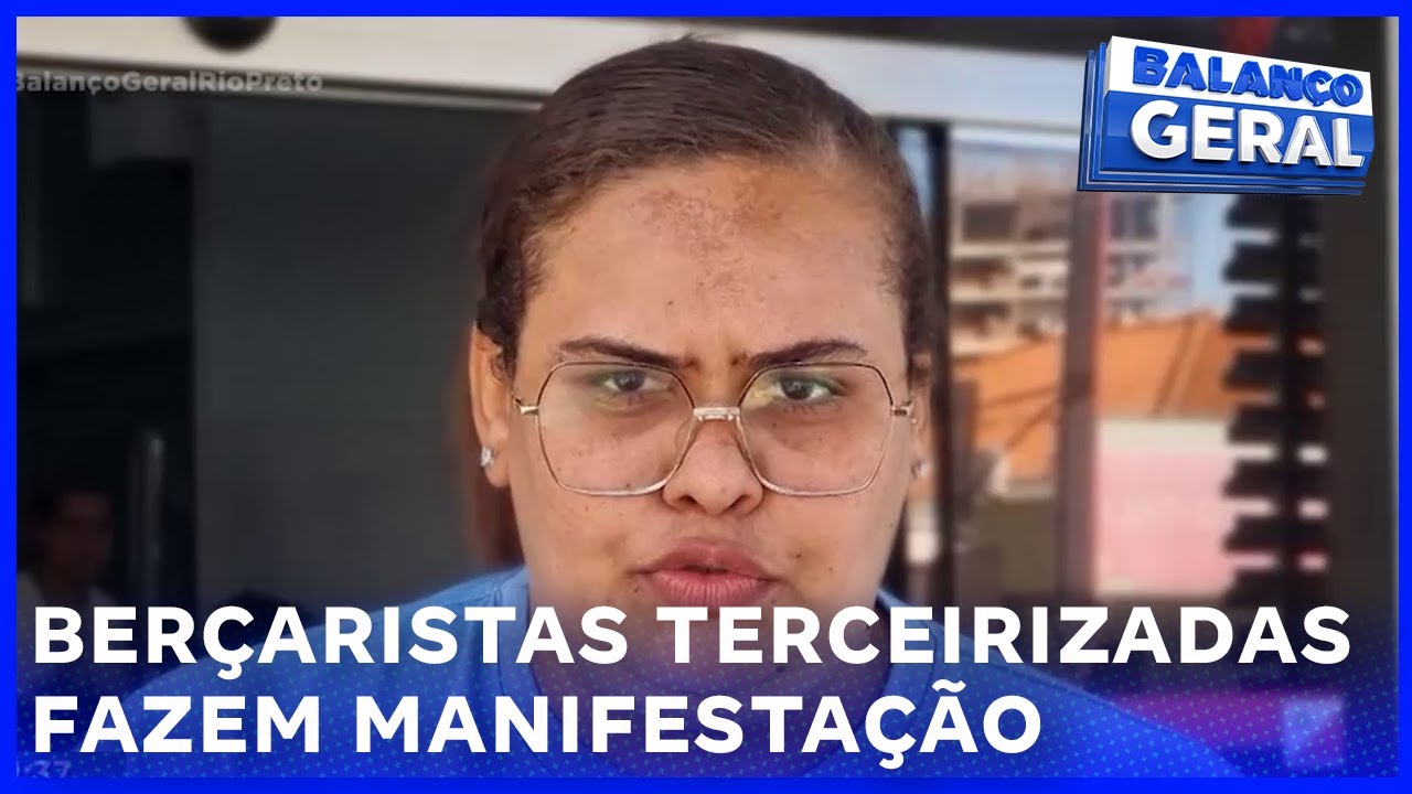 Ber&ccedil;aristas terceirizadas de rio preto fazem manifesta&ccedil;&atilde;o por sal&aacute;rios