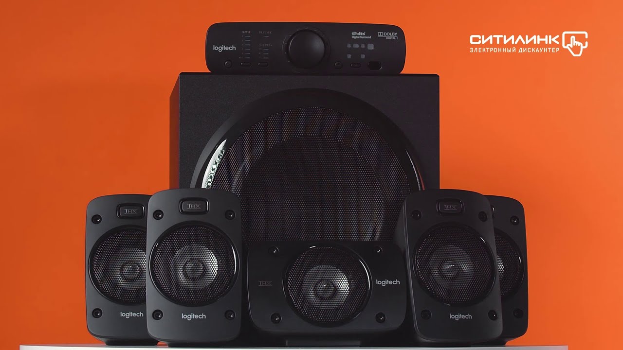 Обзор колонок LOGITECH Z906, 5.1 | Ситилинк