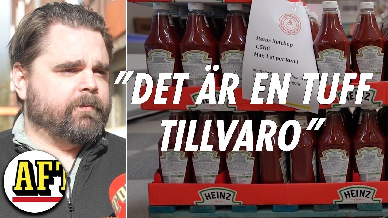 Rusning till Stadsmissionen – efter skenande matpriser