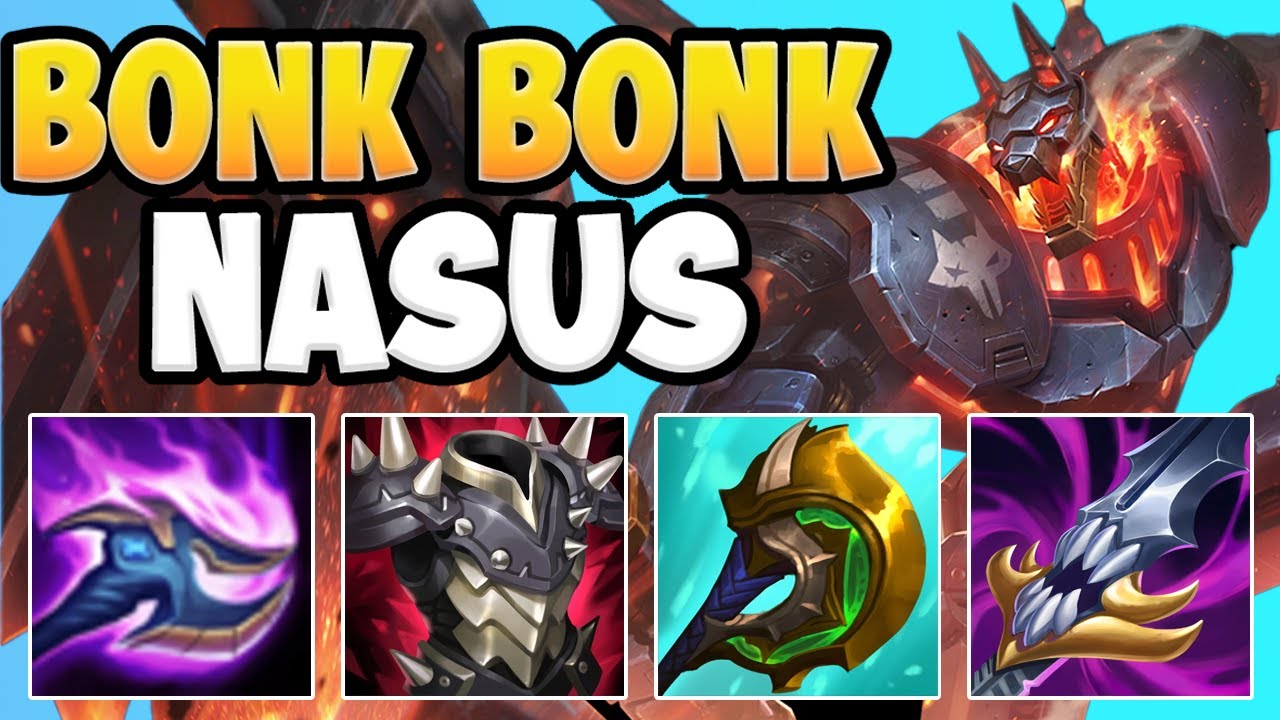 WTF RIOT!? THIS BONK BONK NASUS BUILD IS 100% TOO STUPID RIGHT NOW! - League of Legends