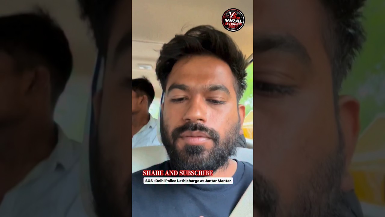 Delhi police ne ki lathicharge students #kejriwalgovernment #sansad #sonamwangchuk