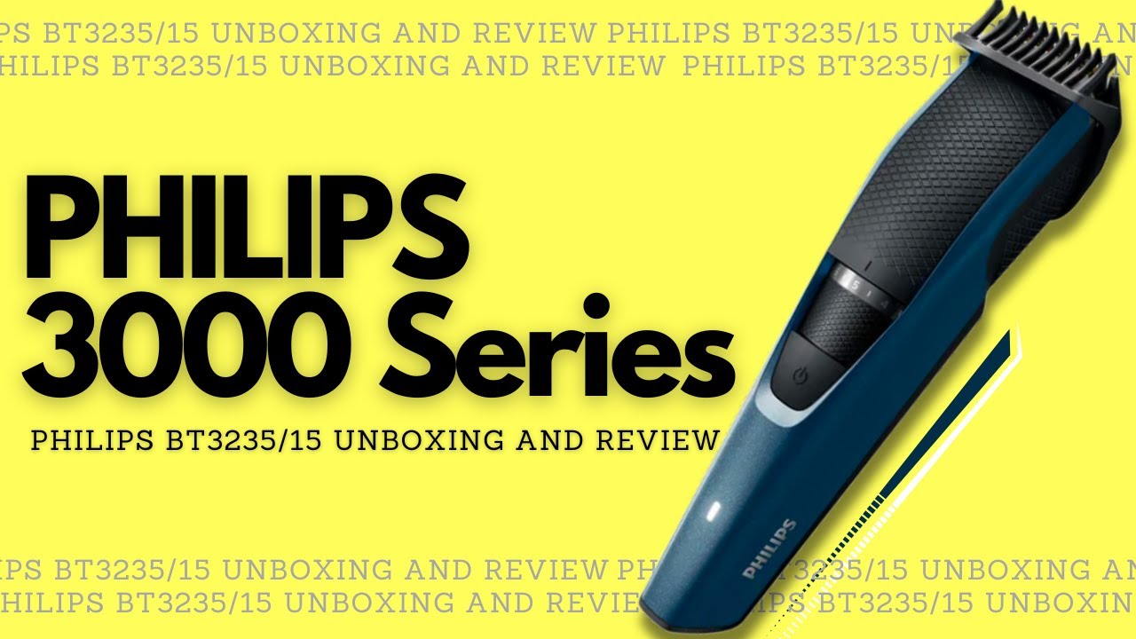 PHILIPS BT3235/15| PHILIPS 3000 Series Titanium Blades Cordless Beard Trimmer| 