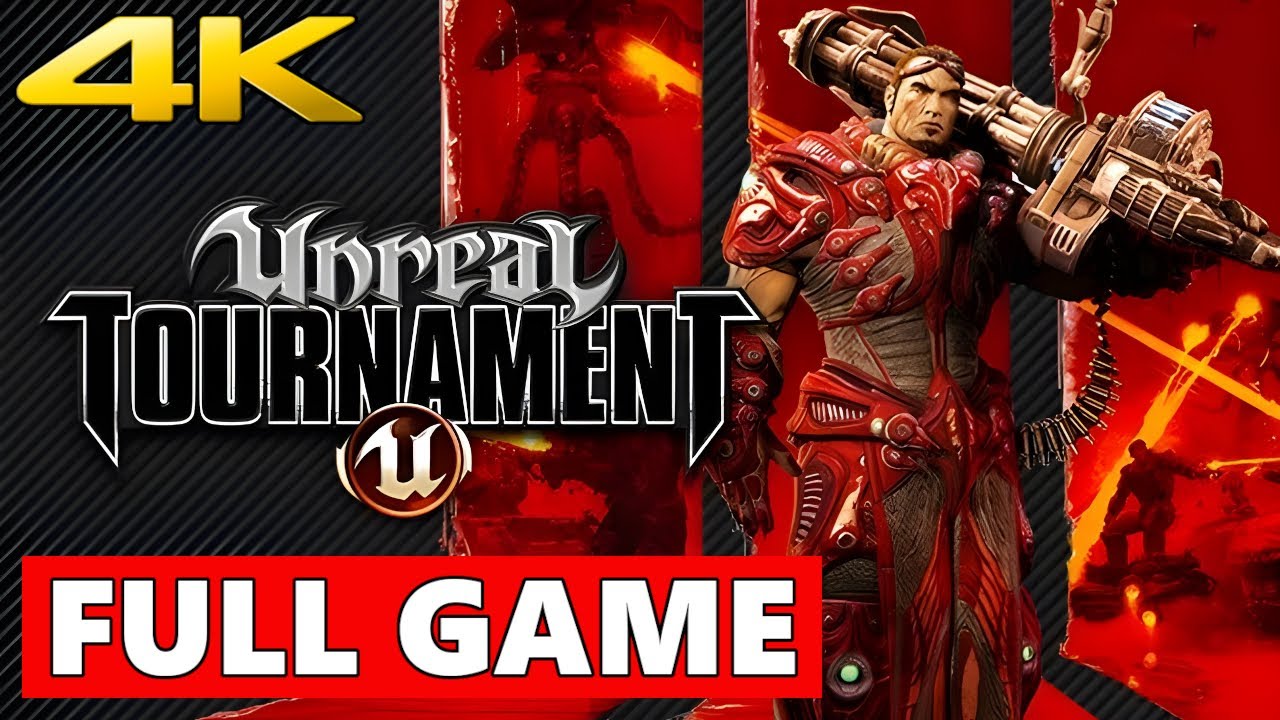 Unreal Tournament 3 Full Walkthrough Gameplay - No Commentary 4K (PC Longplay)