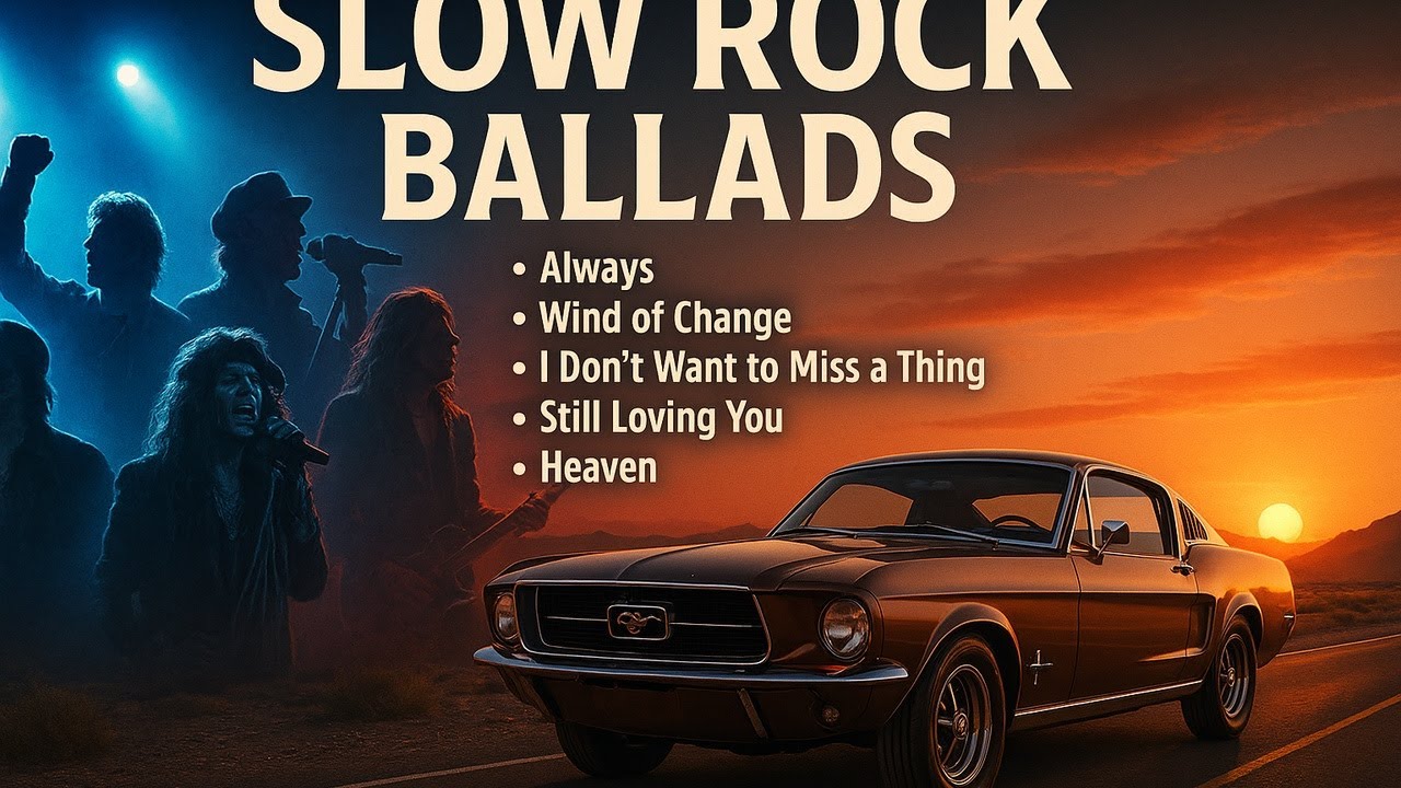 Romantic Slow Rock Ballads Nonstop 70s 80s 90s | Inspired by Scorpions & Bon Jovi | Rock Classics