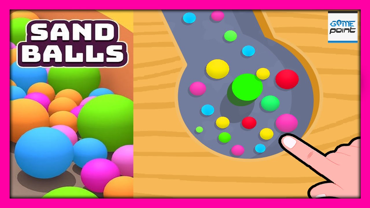 Sand Balls Puzzle Game Level 41 - 45 | रेत बॉल्स पहेली खेल @GamePointPK