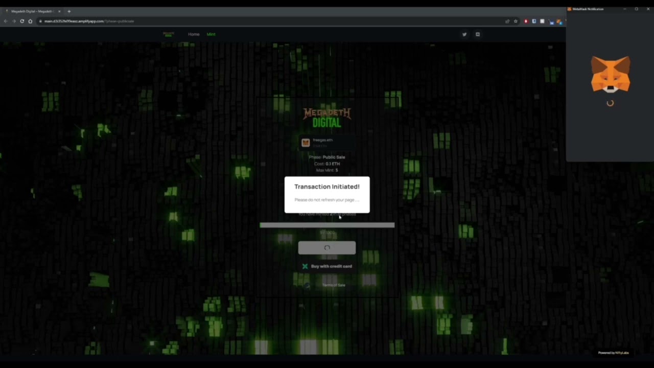 How to Purchase a Rattlehead NFT with a MetaMask Wallet