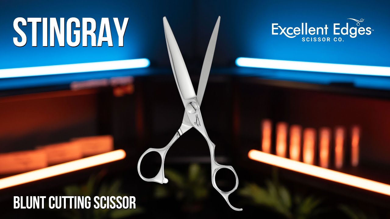 STINGRAY - Blunt Cutting Shears | Hair Cutting Scissors by EXCELLENT EDGES for Hairdressers
