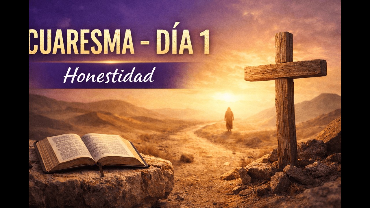 40 Días de reflexión. Día 1 de Cuaresma | La Honestidad que Agrada a Dios 🕊️❤️ | Camino Cuaresmal.