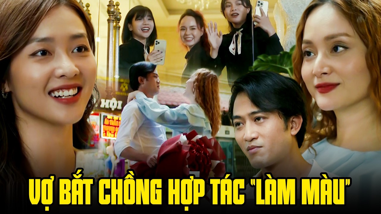 Chồng phì cười với màn làm màu của vợ trước nhân viên và em dâu | Gia đình mình vui bất thình lình