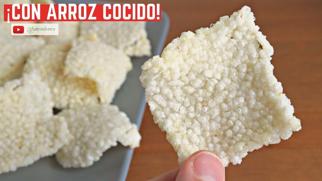 CRACKERS DE ARROZ.  Receta sencilla ¡y riquísima!