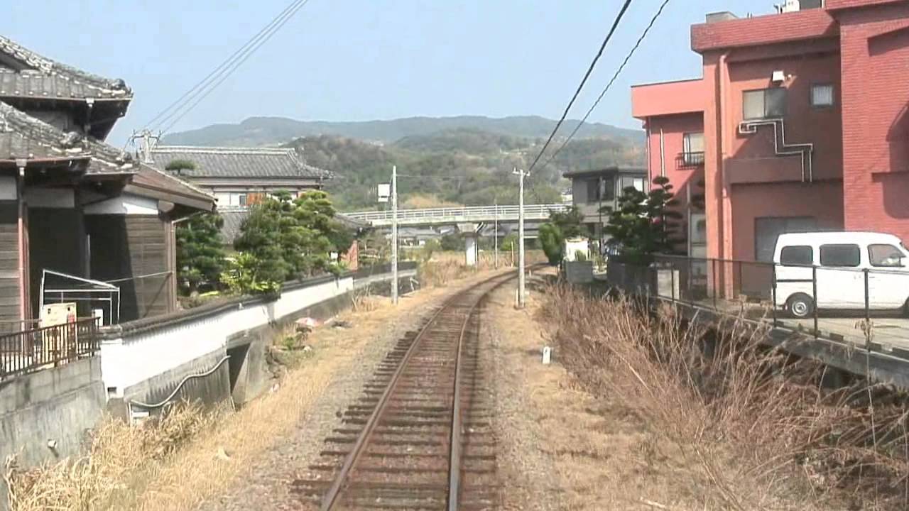[Cab View]Shimabara Railway(1) 島原鉄道 南線 前面展望 加津佐－有馬吉川