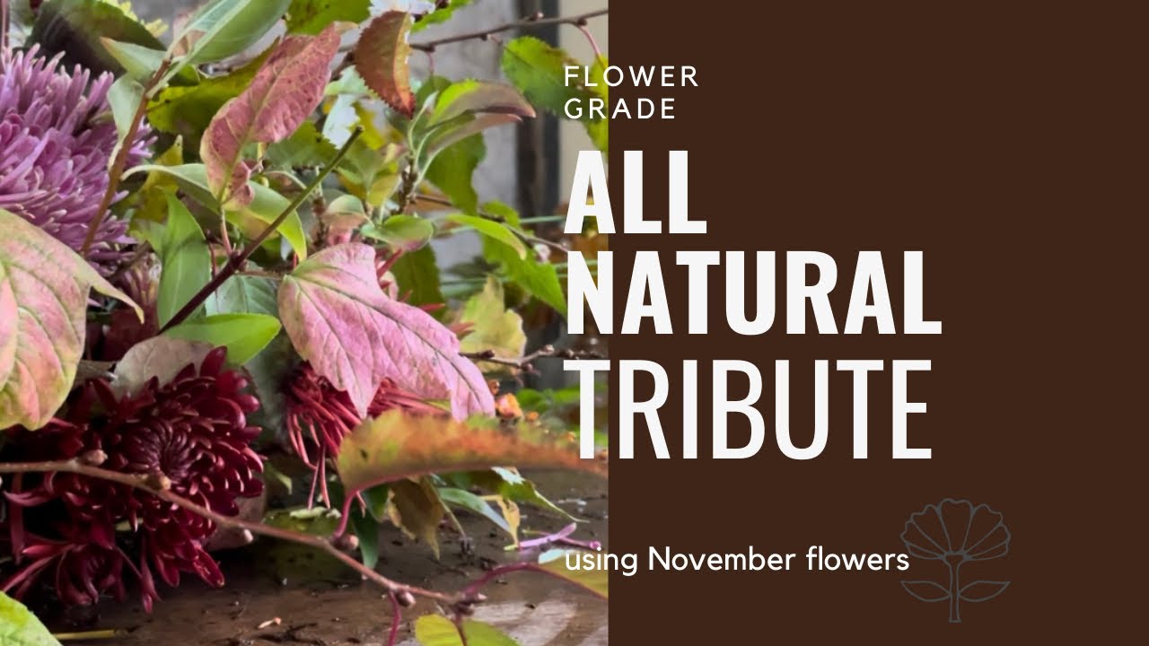 All Natural Floral Tribute without foam