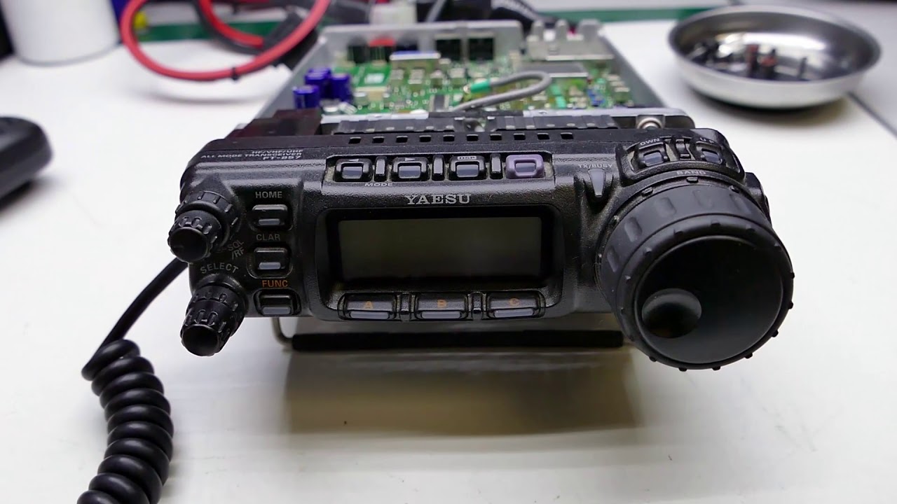 Recuperando la potencia de un FT 857D tras cambiar los filtros ceramicos