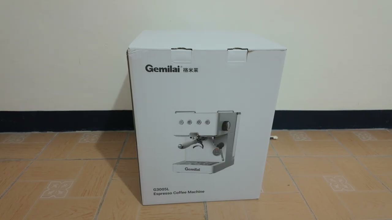 Unboxing our new Espresso Machine | Gemilai CRM3005L ☕