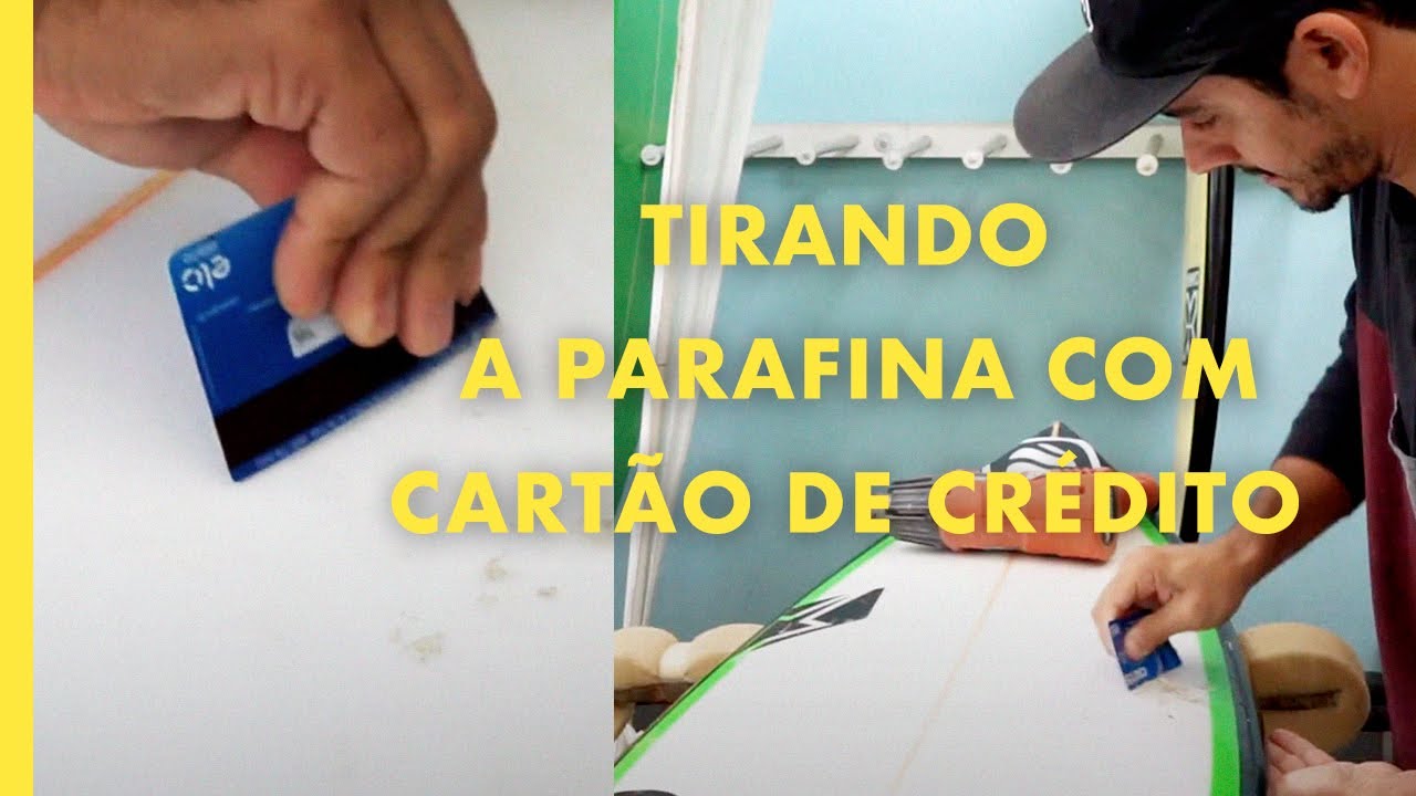 Tutotial: Como tirar parafina da prancha!